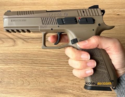 ASG CZ75 P09 Duty Blowback Airsoft Tabanca, Çöl (Greengas)