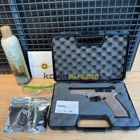 Asg CZ75 P09 Duty Blowback Airsoft Tabanca Flat Earth (Greengas)