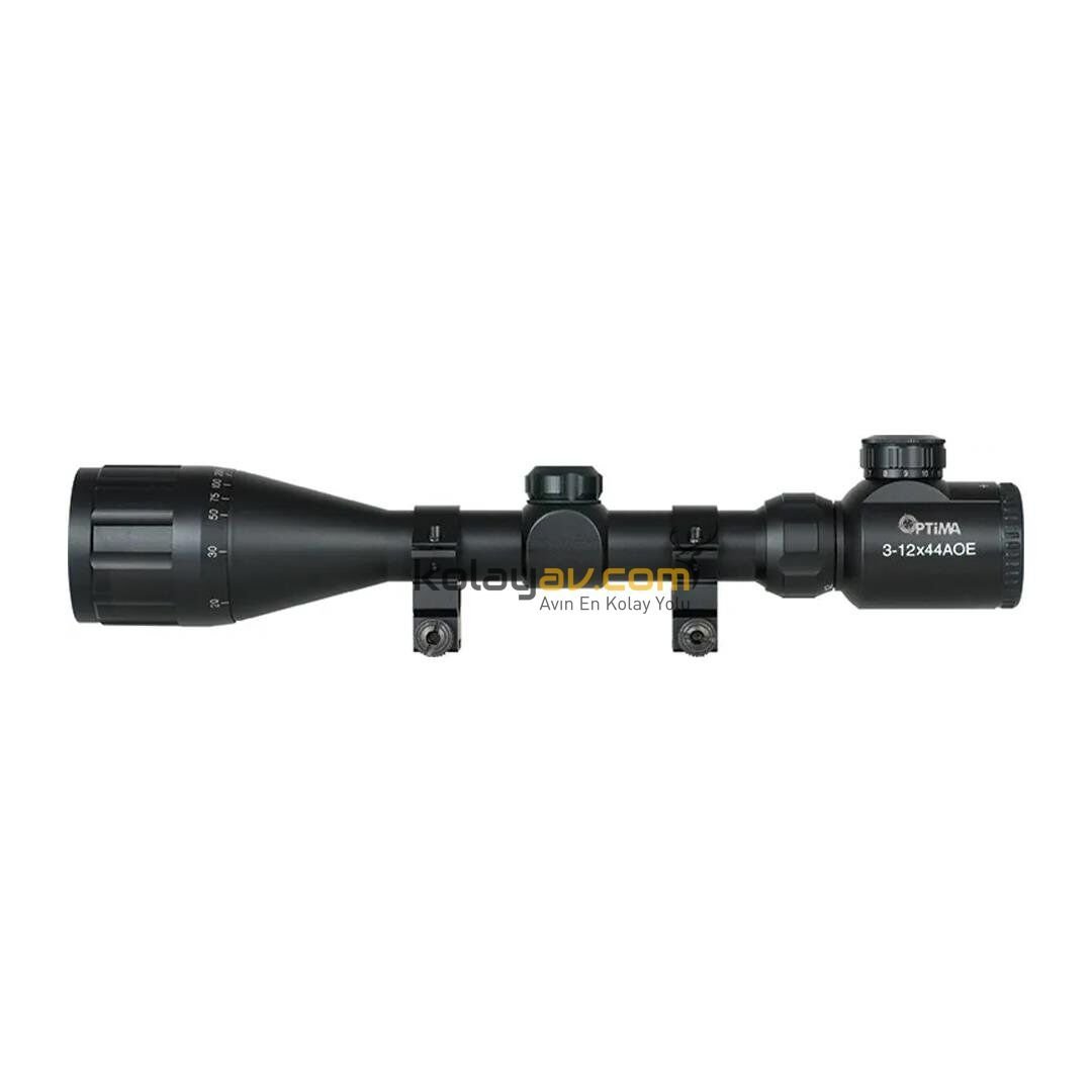 Optima 3-12x44 AOE Tüfek Dürbünü