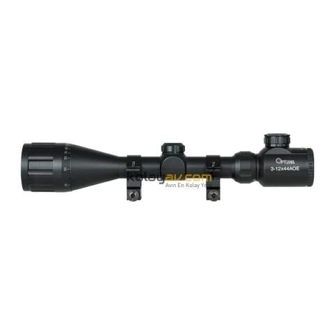 Optima 3-12x44 AOE Tüfek Dürbünü