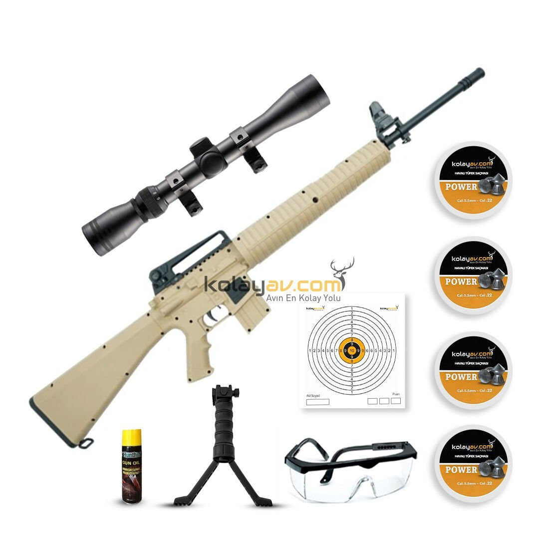 Ekol M 550 Çöl Havalı Tüfek 5.5 mm (Full Set)