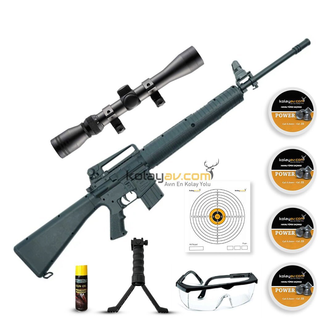 Ekol M Siyah Havalı Tüfek (Full Set)