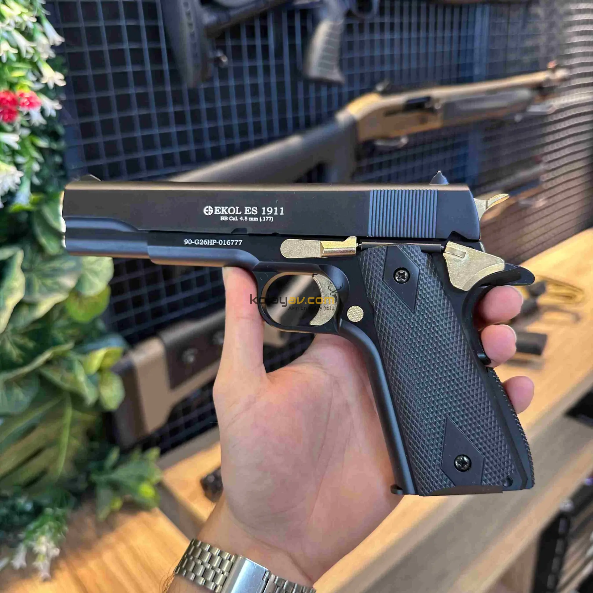 Ekol Es 1911 Colt Mat Gold Blowback Havalı Tabanca
