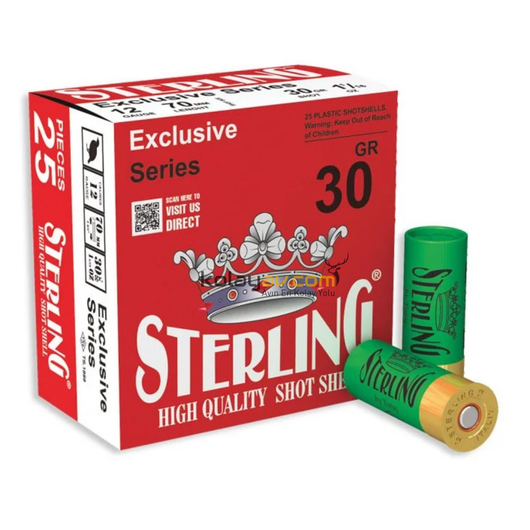 Sterling 30 Gr 12 Cal Av Fişeği