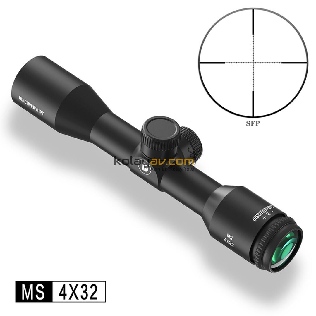 Discovery MS 4x32 SFP 25.4mm Tüfek Dürbünü