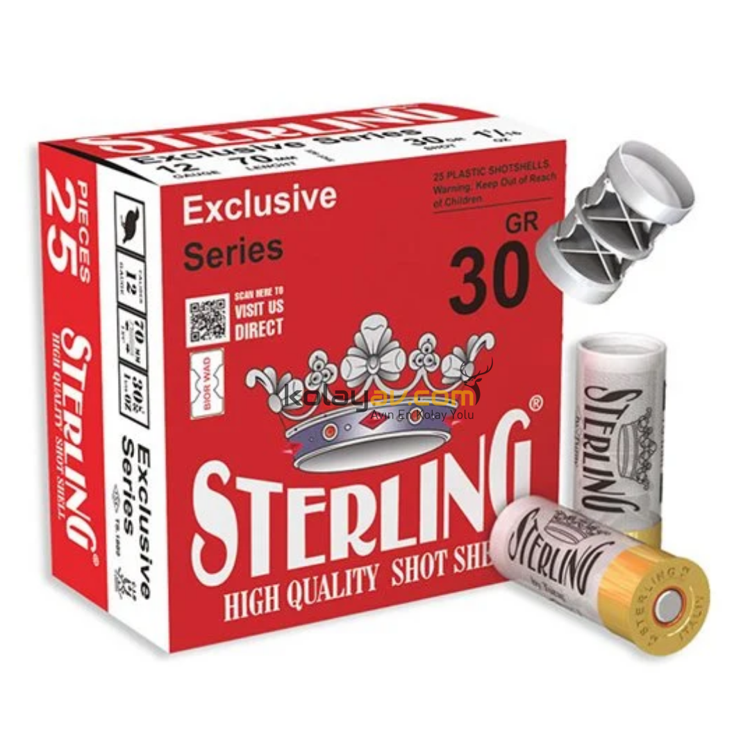 Sterling 30 Gr Bior Tapa 12 Cal Av Fişeği