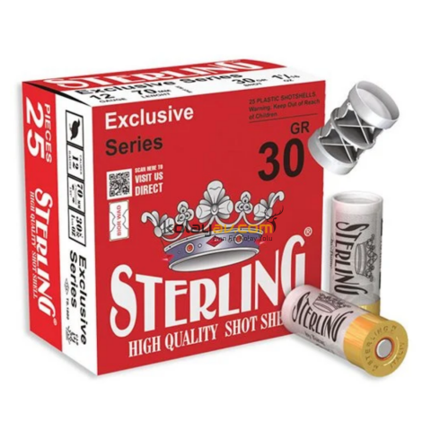 Sterling 30 Gr Bior Tapa 12 Cal Av Fişeği