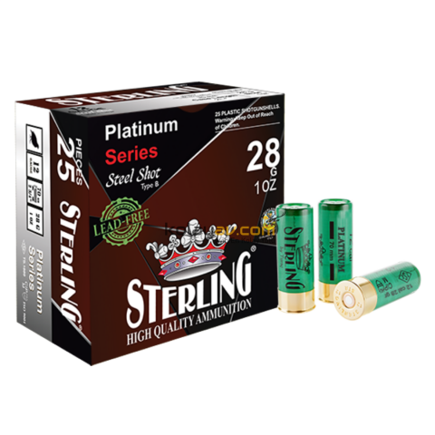 Sterling Platinum Steel 28 Gr 12 Cal Av Fişeği