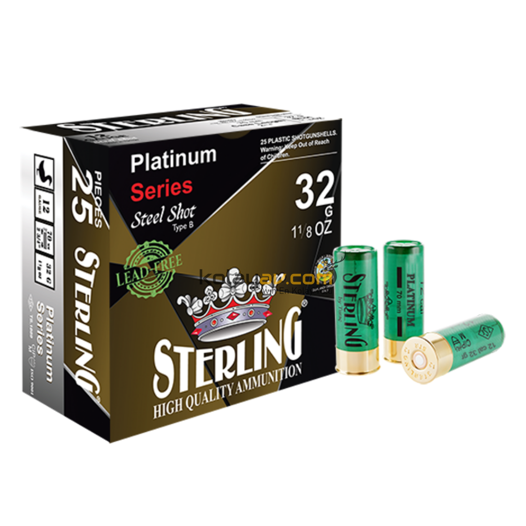 Sterling Platinum Steel 32 Gr 12 Cal Av Fişeği