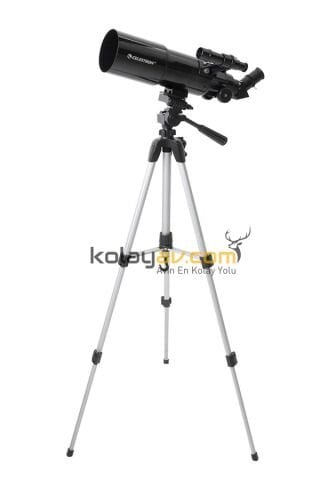 ​Celestron 22030 Travel Scope 80 Portable Teleskop ve Smartphone Adaptör