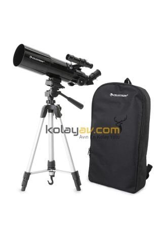 ​Celestron 22030 Travel Scope 80 Portable Teleskop ve Smartphone Adaptör