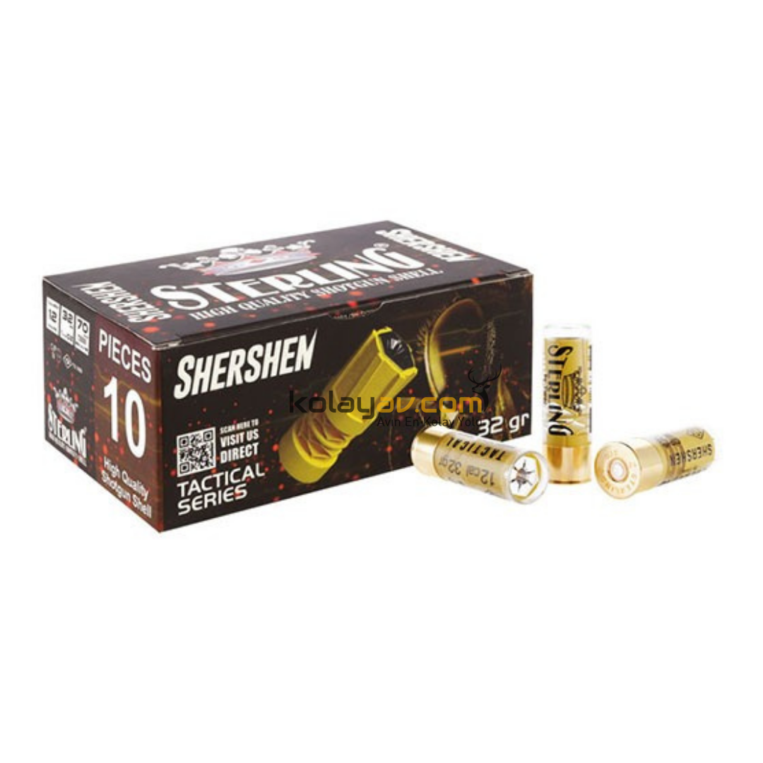 Sterling Shershen 32 Gr Tek Kurşun 12 Cal Av Fişeği