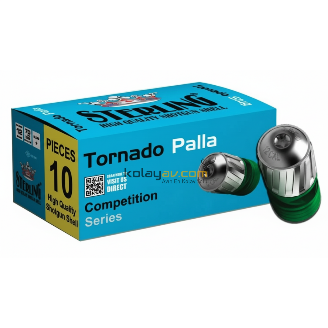 Sterling Tornado Palla 28 Gr Tek Kurşun 12 Cal Av Fişeği