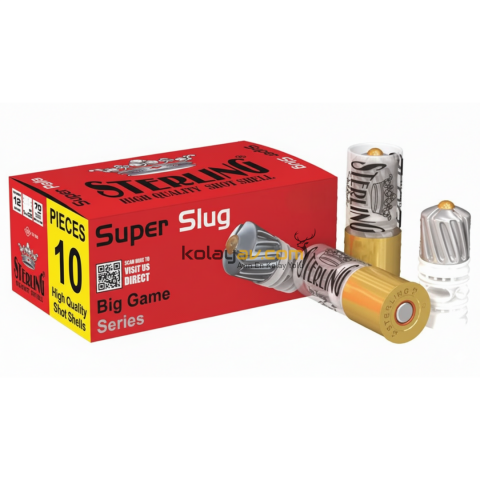 Sterling Super Slug 34 Gr Tek Kurşun 12 Cal Av Fişeği