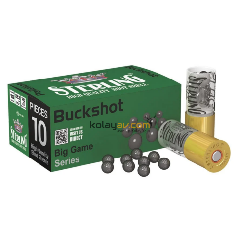 Sterling 11/0 9 Pellets Buckshot 12 Cal Av Fişeği