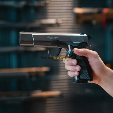 EKOL ES 66 Havalı Tabanca 4.5 mm - Füme