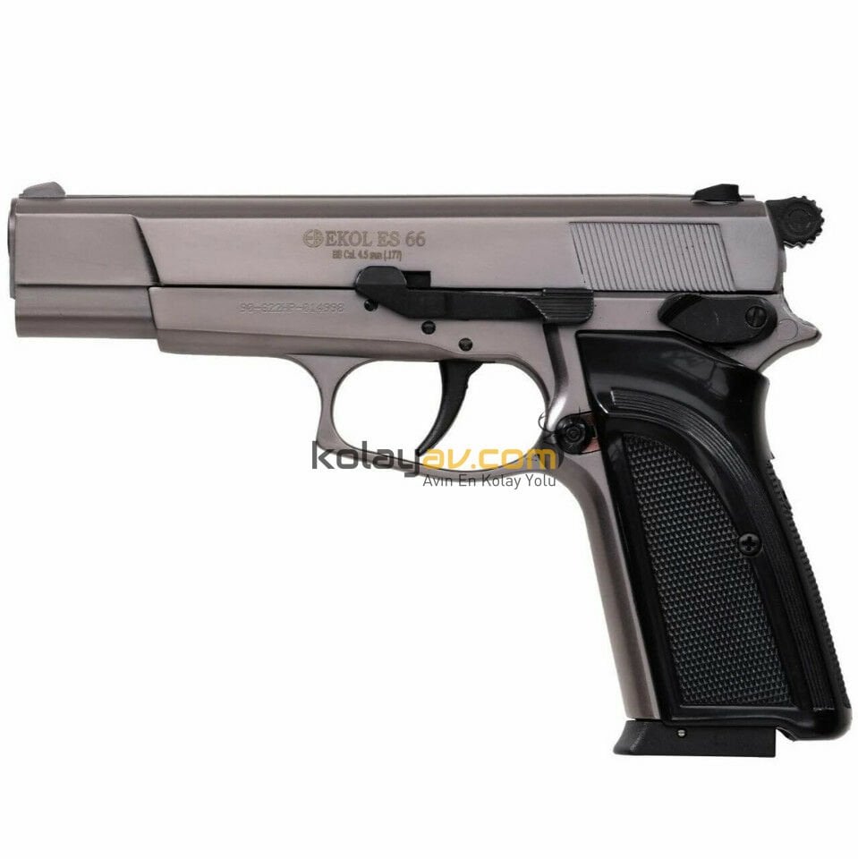 EKOL ES 66 Havalı Tabanca 4.5 mm - Füme