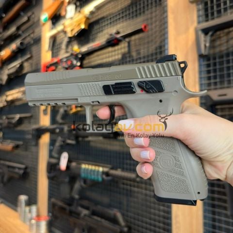 ASG CZ75 P09 Duty Blowback Havalı Tabanca Tan (Yivli)