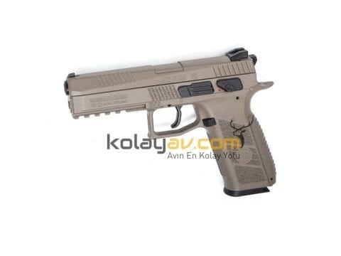 ASG CZ75 P09 Duty Blowback Havalı Tabanca Tan (Yivli)