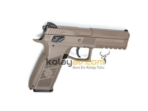 ASG CZ75 P09 Duty Blowback Havalı Tabanca Tan (Yivli)