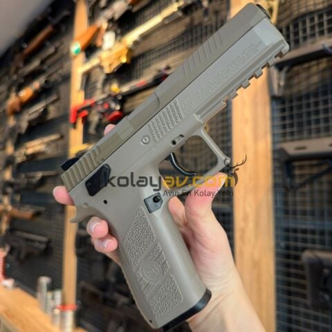ASG CZ75 P09 Duty Blowback Havalı Tabanca Tan (Yivli)