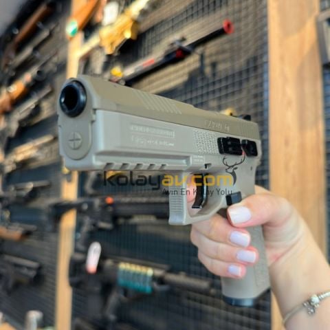 ASG CZ75 P09 Duty Blowback Havalı Tabanca Tan (Yivli)