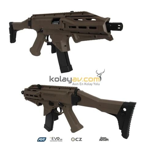 ASG CZ Scorpion Evo 3 A1 Atek Çöl Airsoft Tüfek