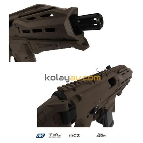 ASG CZ Scorpion Evo 3 A1 Atek Çöl Airsoft Tüfek