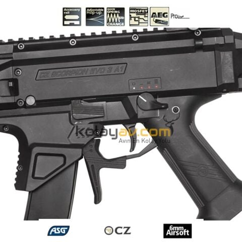 ASG CZ Scorpion Evo 3 A1 Atek Airsoft Tüfek