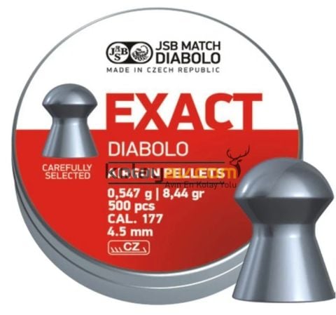 JSB Match Exact Diabolo 8,44gr 4.52 mm Havalı Saçma Pellet