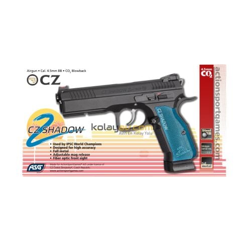 ASG CZ Shadow 2 Blowback Co2 Havalı Tabanca - 4.5 mm