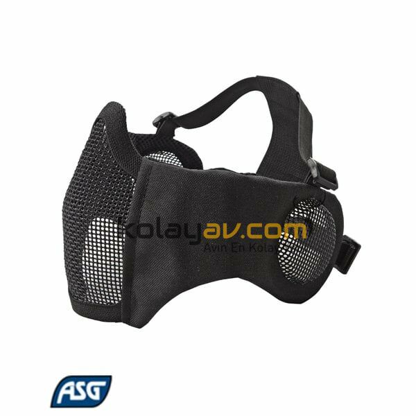 ASG Kulak ve Ağız Korumalı Airsoft Maske Siyah (19216)