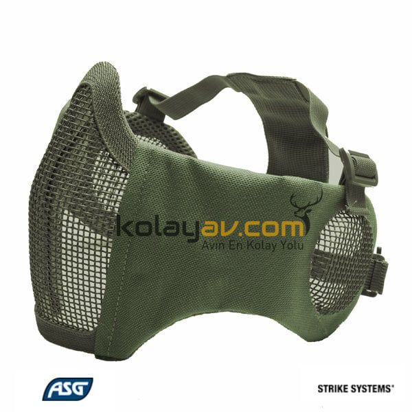 ASG Kulak ve Ağız Korumalı Airsoft Maske Haki (19254)
