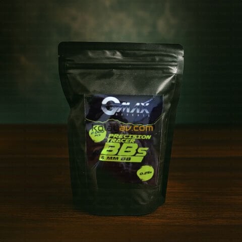 Gmax Precision Tracer İzli Airsoft BB 0.25gr - 2000 Adet 6mm