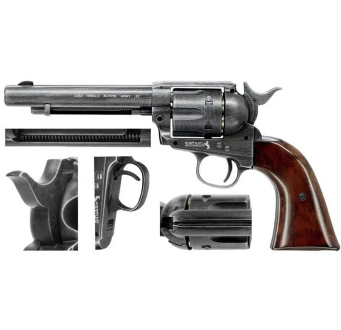 Umarex Colt SAA.45 4.5 İnc Full Metal Antik Havalı Tabanca (PELLET)