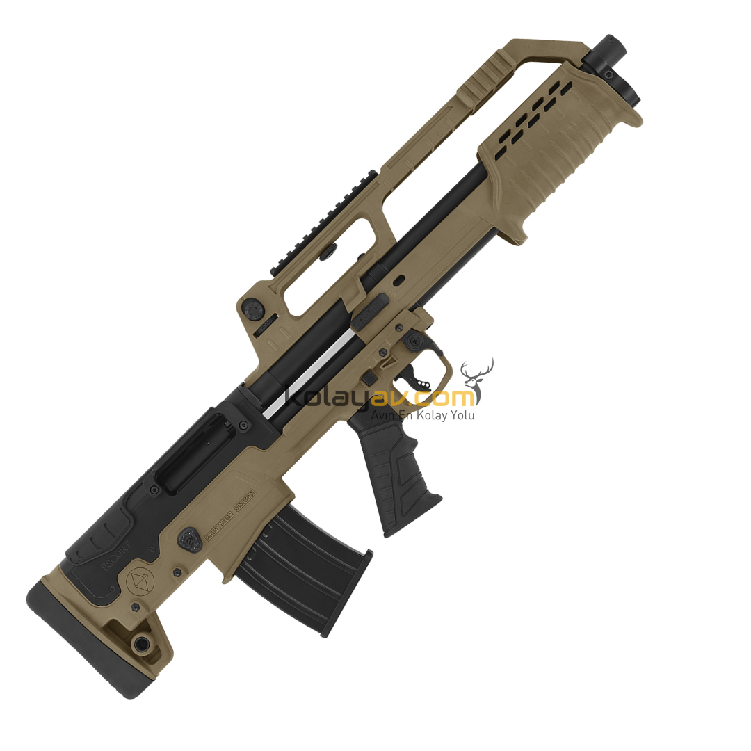 Hatsan Escort Bulltac Mag FDE Çöl Şarjörlü Pompalı 12 Kalibre Av Tüfeği