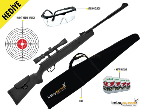 Hatsan Mod 87 QE Vortex Havalı Tüfek (Full Set)