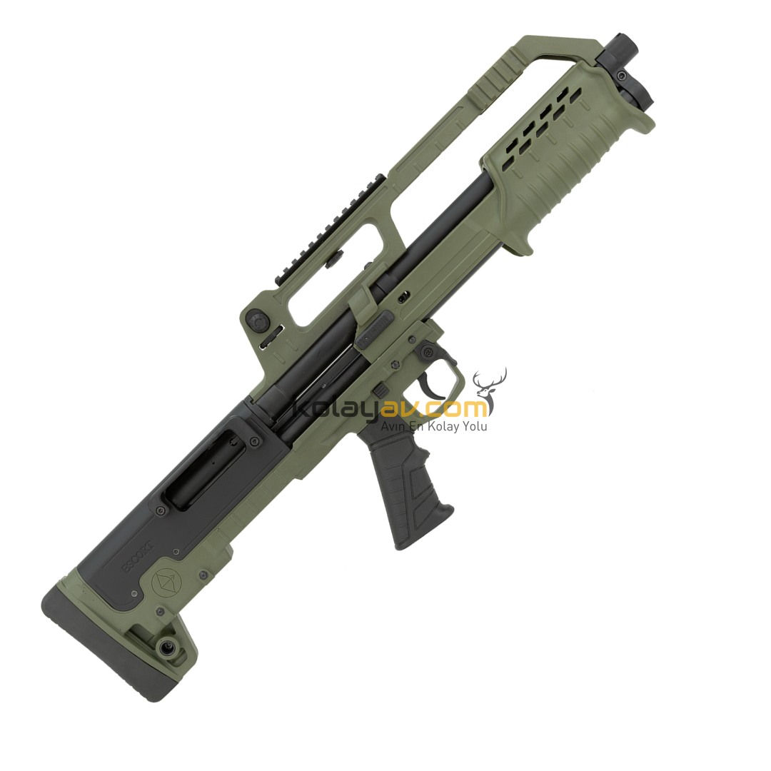 Hatsan Escort Bulltac Yeşil Pompalı 12 Kalibre Av Tüfeği