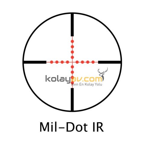 BARSKA 10-40X50 MM SWAT IR MIL DOT Tüfek Dürbünü