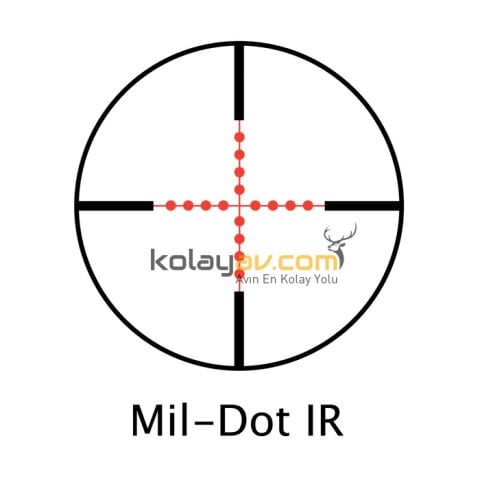 BARSKA 10-40X50 MM SWAT IR MIL DOT Tüfek Dürbünü