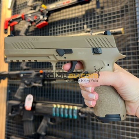 Sig Sauer P320 Çöl Blowback Havalı Tabanca (Pellet)