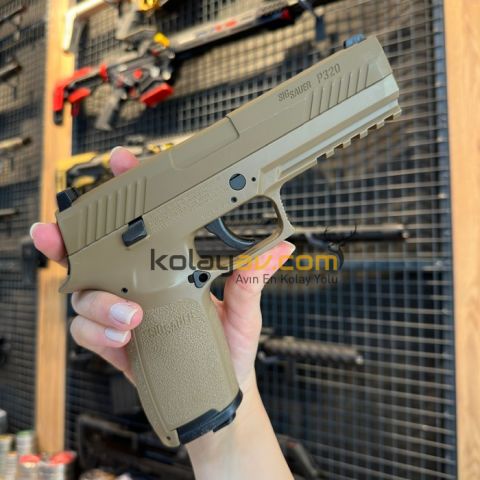 Sig Sauer P320 Çöl Blowback Havalı Tabanca (Pellet)