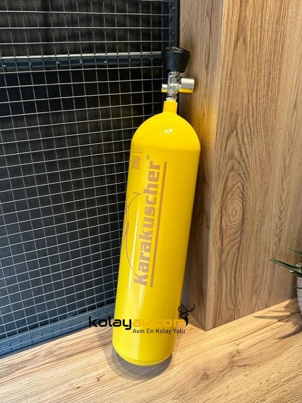PCP Scuba Çelik Tüp 6 Litre 300 Bar - 450 Bar (Temiz 2. El)