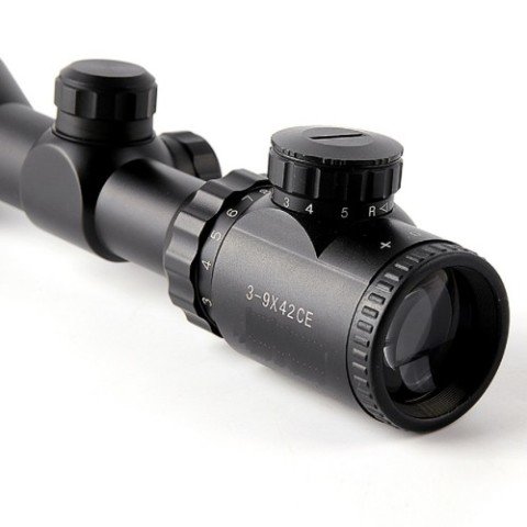 Nikula 3-9x42E Zoomlu Işıklı Tüfek Dürbünü