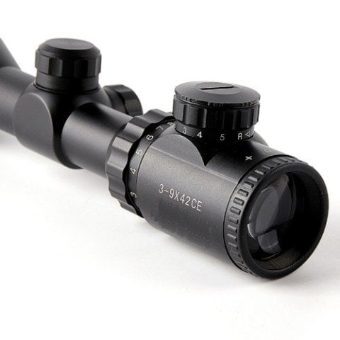 Nikula 3-9x42E Zoomlu Işıklı Tüfek Dürbünü