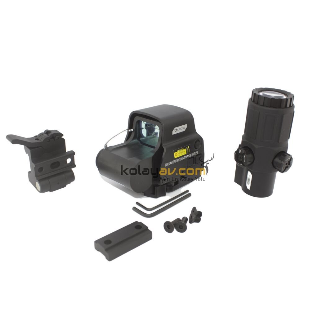 Swiss HD558 Kırmızı & Yeşil Işıklı Reddot ve G33 3x Magnifier(Yakınlaştırıcı) Set