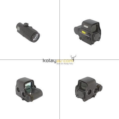 Swiss HD558 Kırmızı & Yeşil Işıklı Reddot ve G33 3x Magnifier(Yakınlaştırıcı) Set