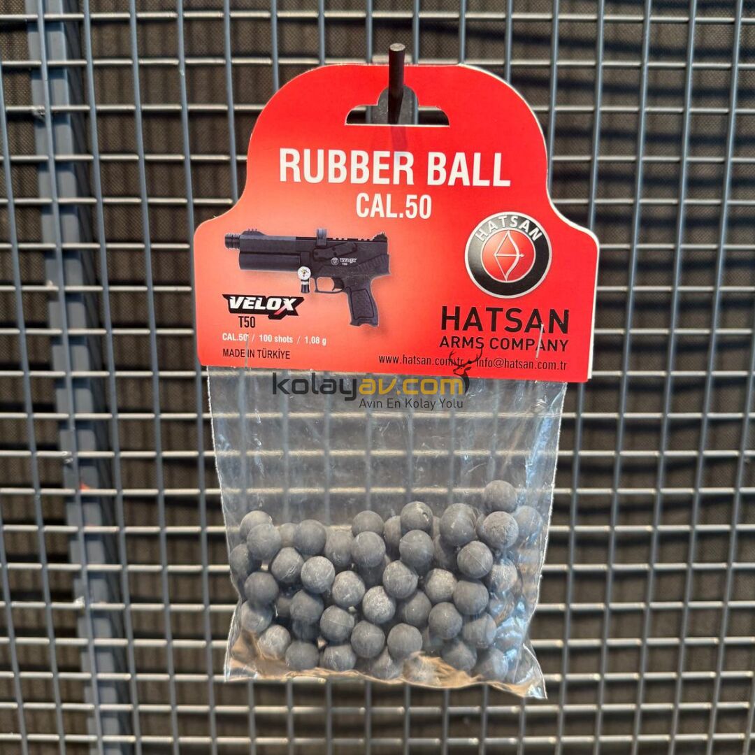 Hatsan .50 Kalibre Kauçuk BB (100 Adet)