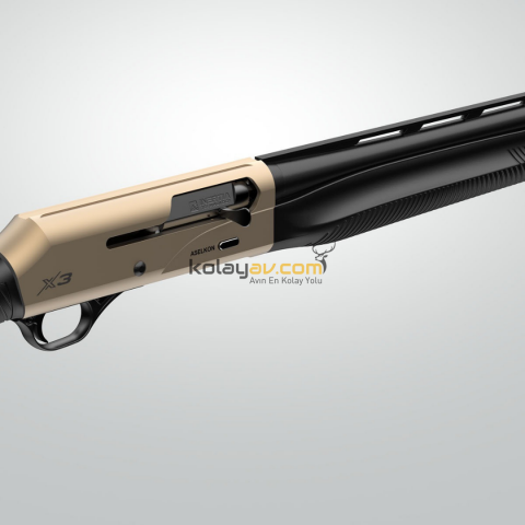 Aselkon X3 Parlak Bronz Otomatik 12 Kalibre Av Tüfeği