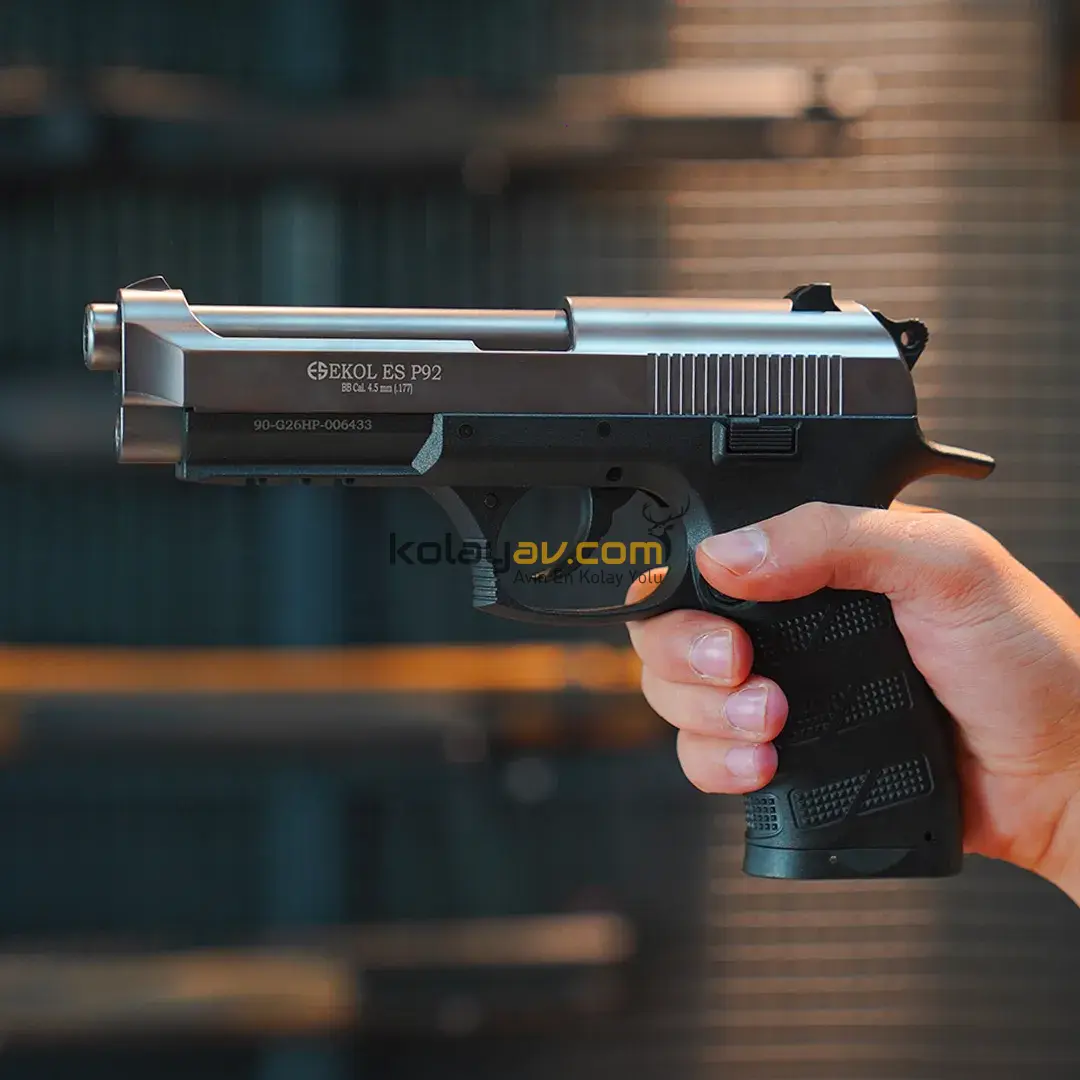 EKOL ES P92 Havalı Tabanca 4.5 mm - Füme